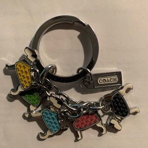 Coach keychain dogs